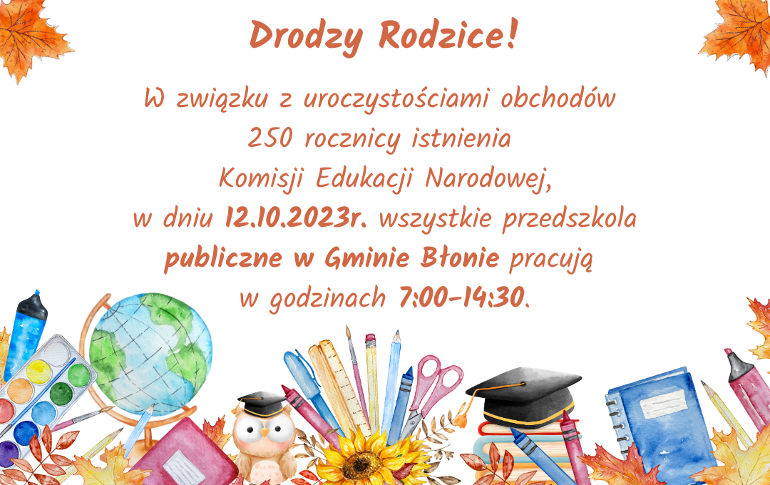 Zdjęcie do Dzień Edukacji Narodowej